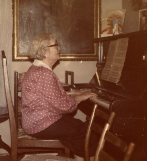 Zofia  Sipiska - szalona pianistka, lata 80-te XX w.