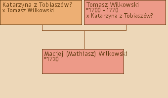 Wywd przodkw - Maciej (Mathiasz) Wilkowski