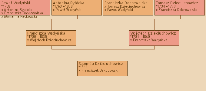 Wywd przodkw - Salomea Dzieciuchowicz