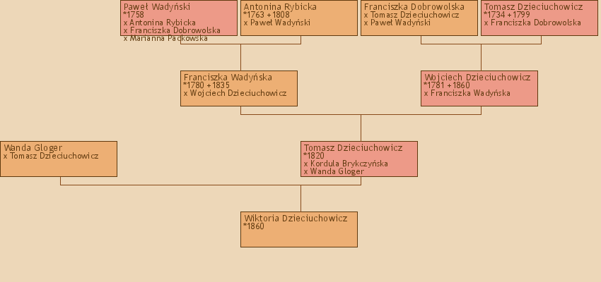 Wywd przodkw - Wiktoria Dzieciuchowicz