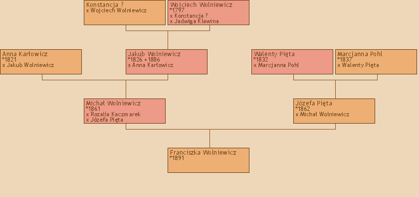 Wywd przodkw - Franciszka Wolniewicz