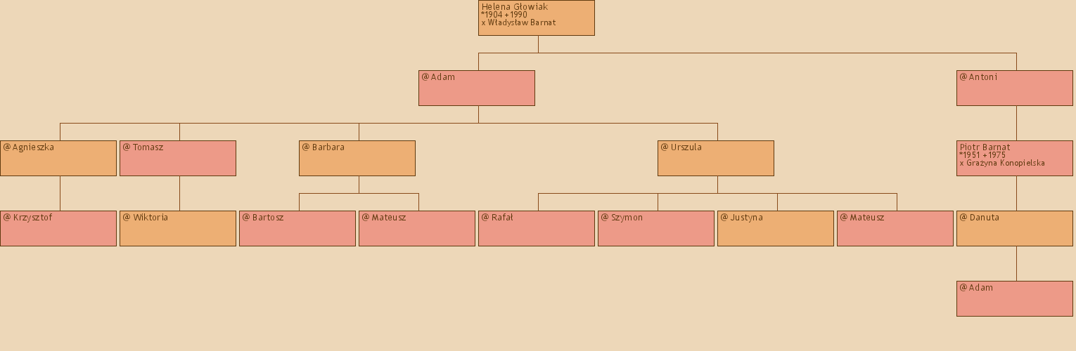 Drzewo genealogiczne - Helena Gowiak