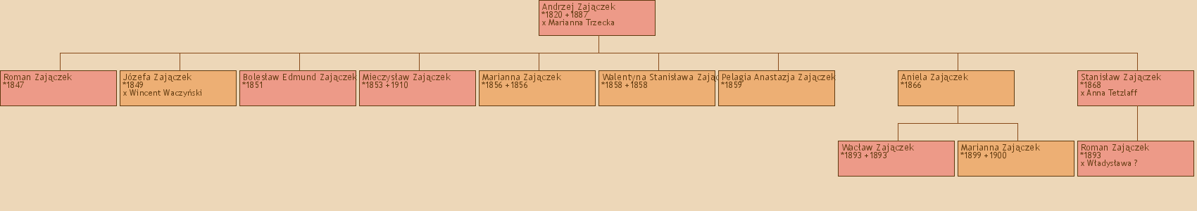 Drzewo genealogiczne - Andrzej Zajczek
