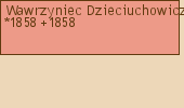 Drzewo genealogiczne - Wawrzyniec Dzieciuchowicz