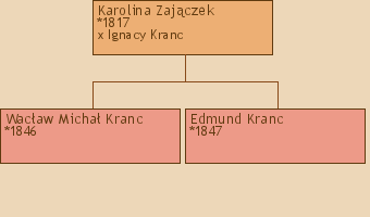 Drzewo genealogiczne - Karolina Zajczek