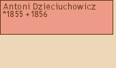 Drzewo genealogiczne - Antoni Dzieciuchowicz