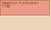 Drzewo genealogiczne - Wawrzyn Pyzdrowski