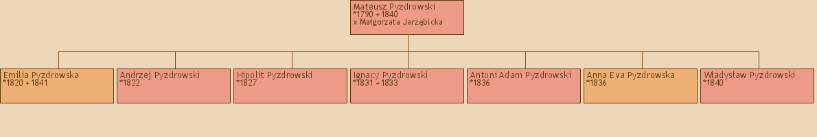 Drzewo genealogiczne - Mateusz Pyzdrowski