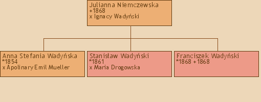Drzewo genealogiczne - Julianna Niemczewska