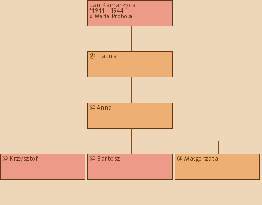 Drzewo genealogiczne - Jan Kamarzyca