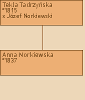 Drzewo genealogiczne - Tekla Tadrzyska