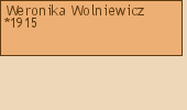 Drzewo genealogiczne - Weronika Wolniewicz