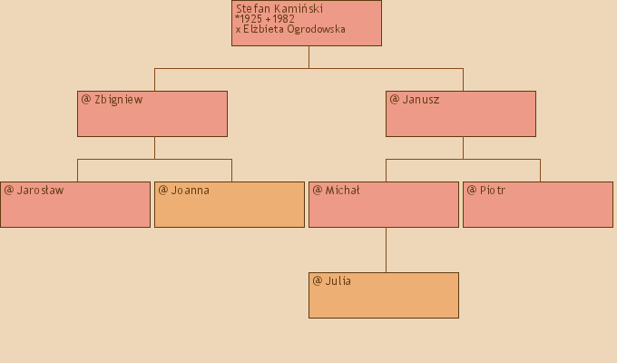 Drzewo genealogiczne - Stefan Kamiski