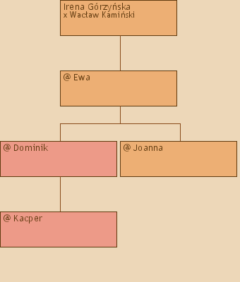 Drzewo genealogiczne - Irena Grzyska