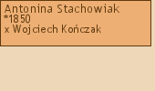 Drzewo genealogiczne - Antonina Stachowiak