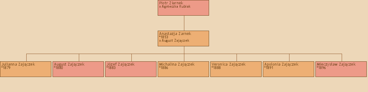 Drzewo genealogiczne - Piotr Ziarnek